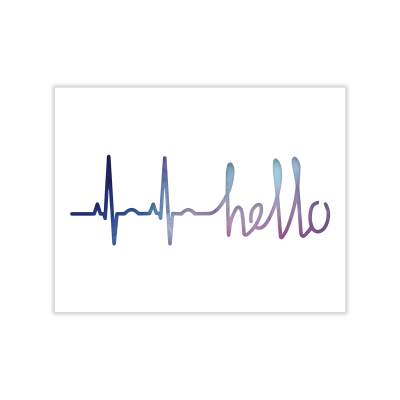 Hello Greeting Card