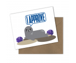 Seal of Approval Greeting Card