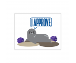 Seal of Approval Greeting Card