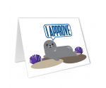 Seal of Approval Greeting Card
