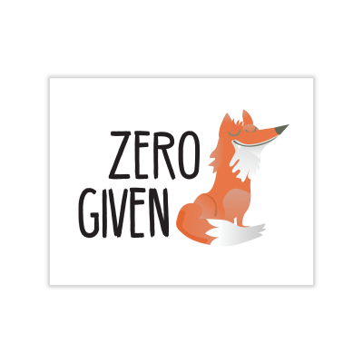 No Fox Given Greeting Card