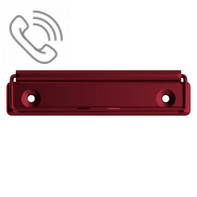 120 mm Anodized Red Clipboard Clip