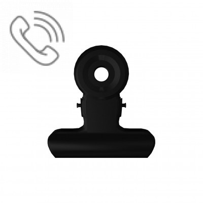 30 mm Black Bulldog Clip