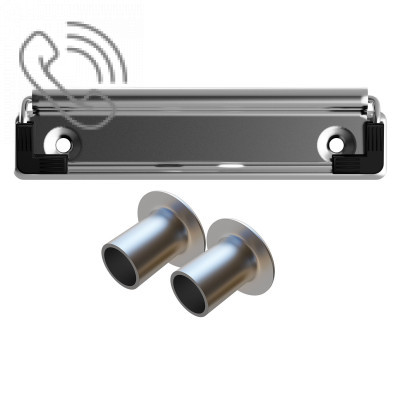 Silver 120 mm Clipboard Clip & Tube Rivet Pack