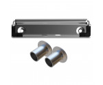 Silver 120 mm Clipboard Clip & Tube Rivet Pack