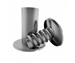 3.45 mm x 3.45 mm Silver Small Rivet