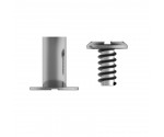 3.45 mm x 3.45 mm Silver Small Rivet