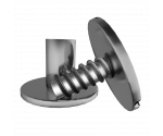 5.2 mm x 6.35 mm Silver Large Rivet 