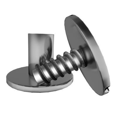 1/4” Steel Chicago Screw (Large) 