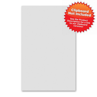 Vertical 11 x 17 MDF Clipboard Notepad - Blank