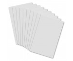10 Pack - Vertical 11 x 17 MDF Clipboard Notepad - Blank