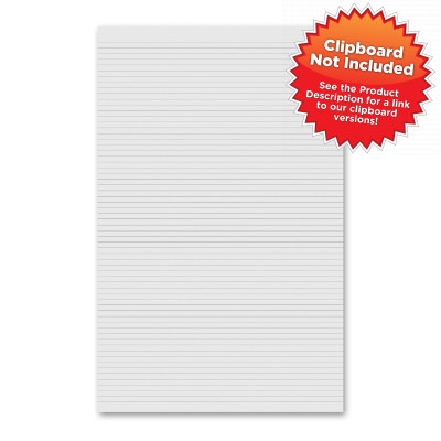 Vertical 11 x 17 MDF Clipboard Notepad