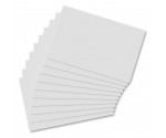 10 Pack - Horizontal 17 x 11 MDF Clipboard Notepad - Blank