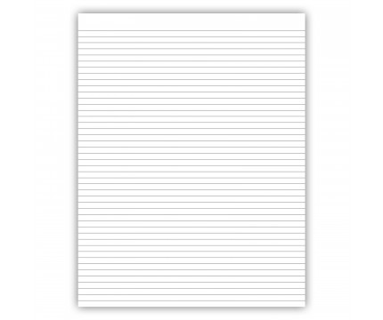8.5 x 11 Notepad