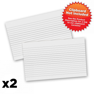 2 Pack - WhiteCoat Clipboard Notepads