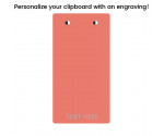 Checklist Clipboard - Coral