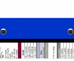 WhiteCoat Clipboard® Trifold - Blue Medical Edition