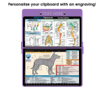 WhiteCoat Clipboard - Lilac Canine Edition
