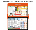 WhiteCoat Clipboard® - Orange Care & Communication Edition