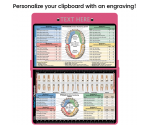 WhiteCoat Clipboard® - Pink Dental Edition