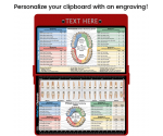 WhiteCoat Clipboard® - Red Dental Edition