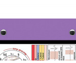 WhiteCoat Clipboard® Trifold - Lilac Medical Edition