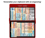 WhiteCoat Clipboard® - Red Neonatal Edition