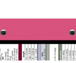 WhiteCoat Clipboard® Trifold - Pink Medical Edition