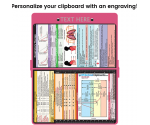 WhiteCoat Clipboard® - Pink Respiratory Edition