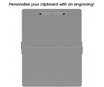 Silver Steel ISO Clipboard