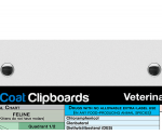 WhiteCoat Clipboard® - White Veterinary Medicine Edition