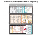 WhiteCoat Clipboard® Trifold - White Cardiology Edition