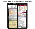 WhiteCoat Clipboard® Vertical - Blackout EMT Edition