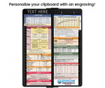 WhiteCoat Clipboard® Vertical - Blackout Pediatric Edition