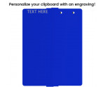 Blue Vertical ISO Clipboard