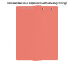 Coral Vertical ISO Clipboard