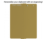 Tactical Brown Vertical ISO Clipboard