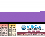 WhiteCoat Clipboard® Vertical - Lilac EMT Edition