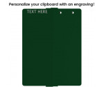 Green Vertical ISO Clipboard