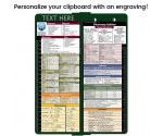 WhiteCoat Clipboard® Vertical - Green Pharmacy Edition