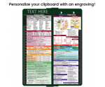WhiteCoat Clipboard® Vertical - Green Medical Edition