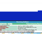 WhiteCoat Clipboard® Vertical - Blue Nursing Edition