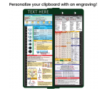WhiteCoat Clipboard® Vertical - Green Nursing Edition