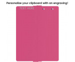 Pink Vertical ISO Clipboard