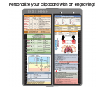 WhiteCoat Clipboard® Vertical - Silver Respiratory Edition