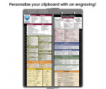 WhiteCoat Clipboard® Vertical - Silver Pharmacy Edition
