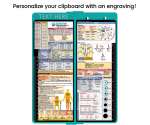 WhiteCoat Clipboard® Vertical - Teal EMT Edition