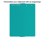 Teal Vertical ISO Clipboard