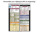 WhiteCoat Clipboard® Vertical - White Pharmacy Edition