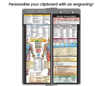 WhiteCoat Clipboard® Vertical - Silver Physical Therapy Edition